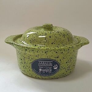 NWT Cerutil Stoneware Covered Vegetable dish
